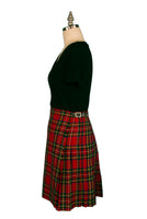 Ladies Royal Stewart Wool Knee Length Kilt