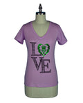 "Love Scotland" V-neck T-shirt