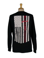 "American Flag/Sword" Long Sleeve T-shirt